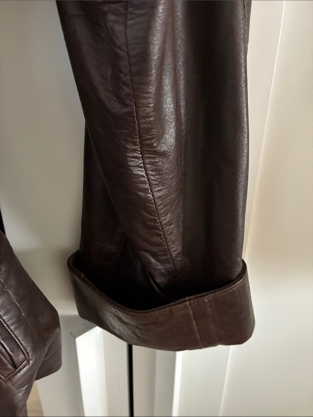 Jacket leather - Picture 3 of 9